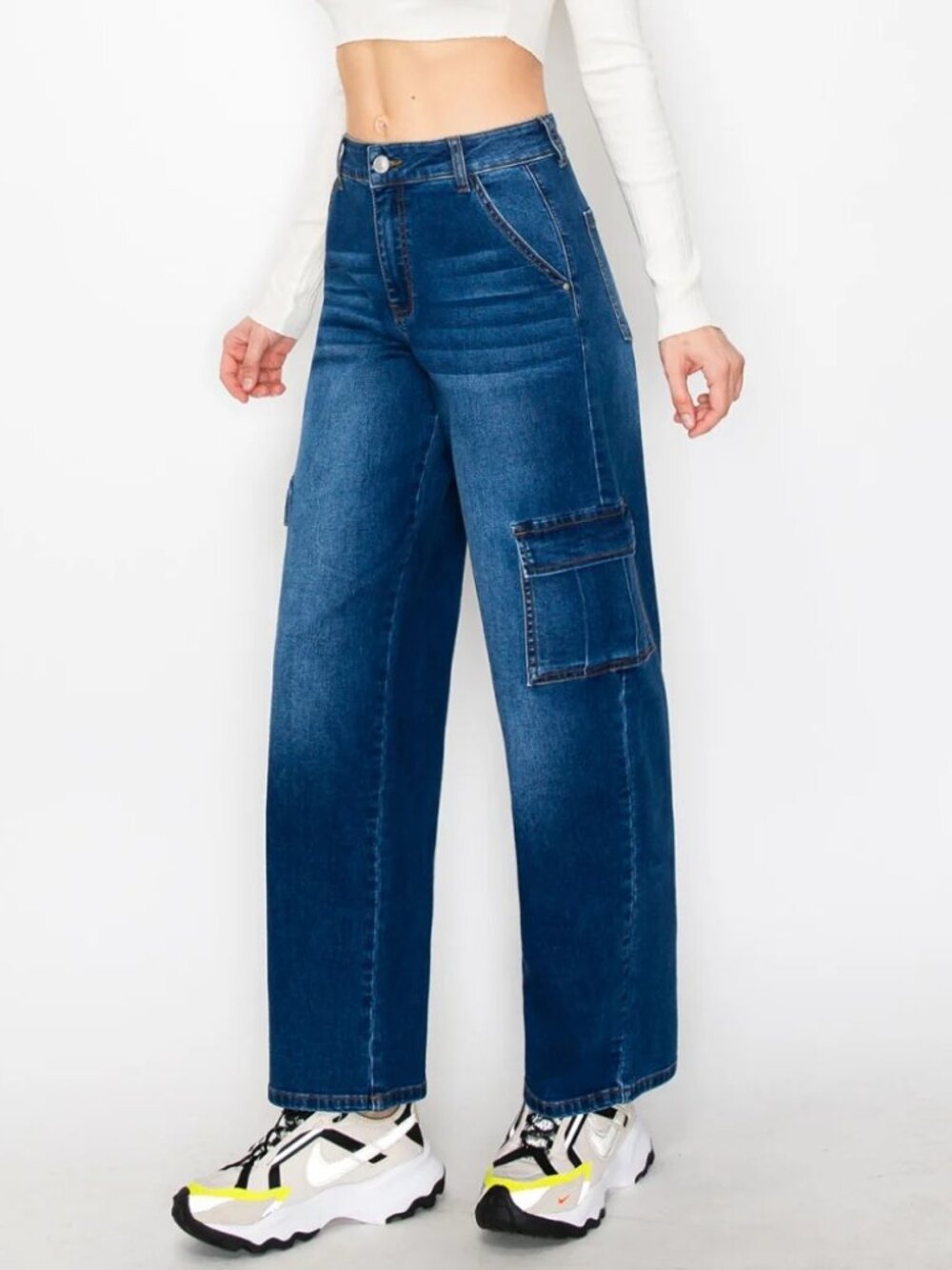 Junior/Women Wax Jean Cargo Denim Size 11